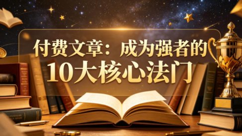 付费文章：成为强者的10大核心法门