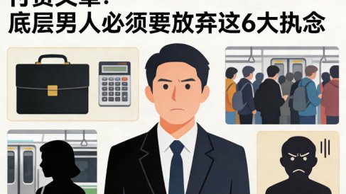 付费文章:底层男人必须要放弃这6大执念