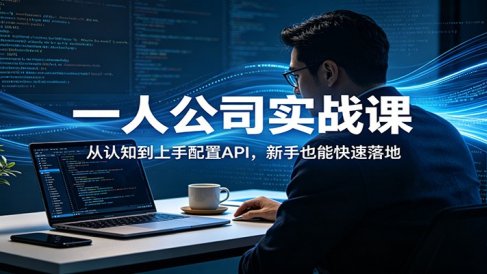 一人公司实战课：从认知到上手配置API，新手也能快速落地