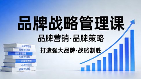 打造强大的品牌!品牌战略管理课,品牌营销,品牌策略