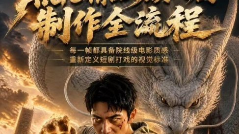 AIGC精品仿真人剧豢龙人全流程制作解析2026,国风仿真人创作+打斗剧情+人设编排,一站式AI短剧入门