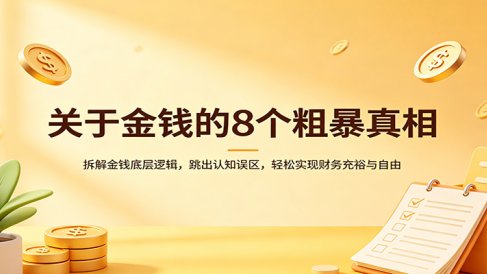 关于金钱的8个粗暴真相：拆解金钱底层逻辑，跳出认知误区，轻松实现财务充裕与自由