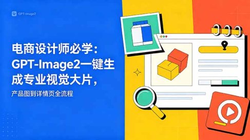 电商设计师必学-更新:GPT-Image2一键生成专业视觉大片,产品图到详情页全流程