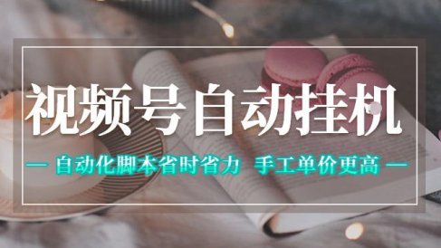 视频号自动挂G项目,自动化脚本省时省力,手工单价更高,日入300+全网最稳【揭秘】