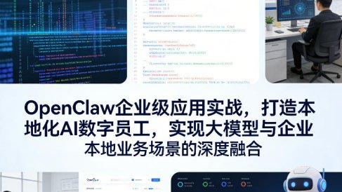 OpenClaw企业级应用实战，打造本地化AI数字员工，实现大模型与企业本地业务场景的深度融合