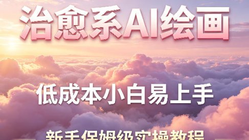 治愈系AI绘画提示词项目，低成本小白易上手，每天10分钟，新手保姆级实操教程