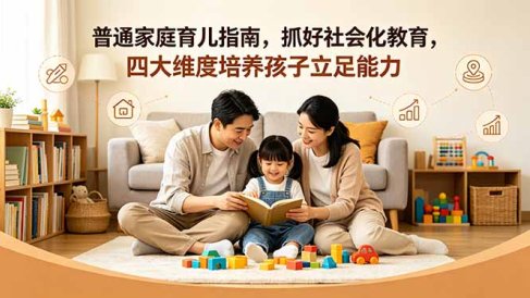 付费文章:普通家庭育儿指南,抓好社会化教育,四大维度培养孩子立足能力