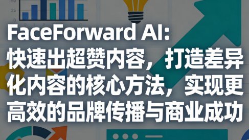 FaceForward AI：快速出超赞内容，打造差异化内容的核心方法，实现更高效的品牌传播与商业成功