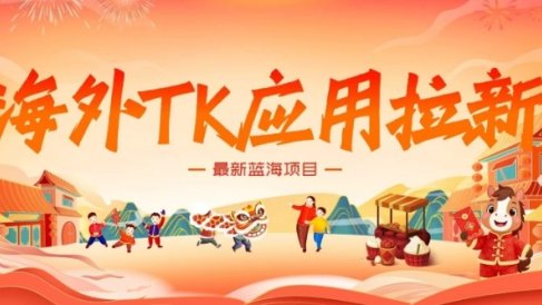 海外TK应用拉新,最新蓝海项目,早做早吃肉,月入5K美刀