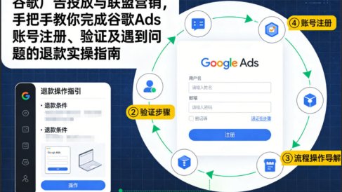 谷歌广告投放与联盟营销，手把手教你完成谷歌Ads账号注册、验证及遇到问题的退款实操指南