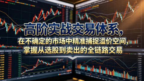 高阶实战交易体系，在不确定的市场中精准捕捉溢价空间，掌握从选股到卖出的全链路交易心法(更新6月)