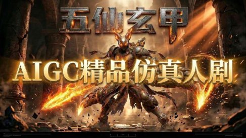 AIGC精品仿真人短剧教学,以五仙玄甲风为例展示保姆级实操教学