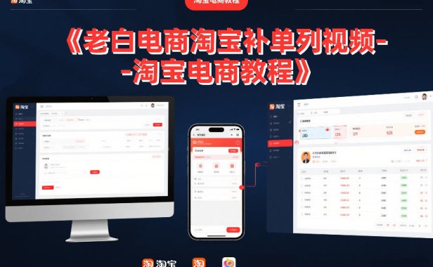 老白电商淘宝补单系列视频-淘宝电商教程