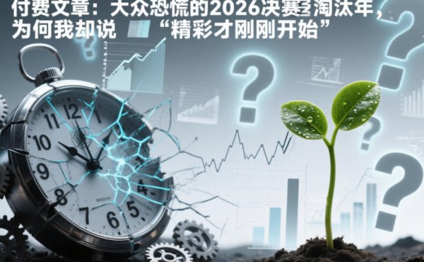 付费文章:大众恐慌的2026决赛淘汰年,为何我却说“精彩才刚刚开始”?