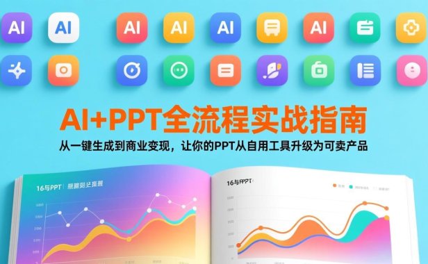 AI+PPT全流程实战指南：从一键生成到商业变现，让你的PPT从自用工具升级为可卖产品