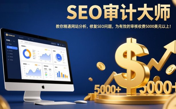 SEO审计大师:教你精通网站分析,修复SEO问题,为有效的审核收费5000美元以上!