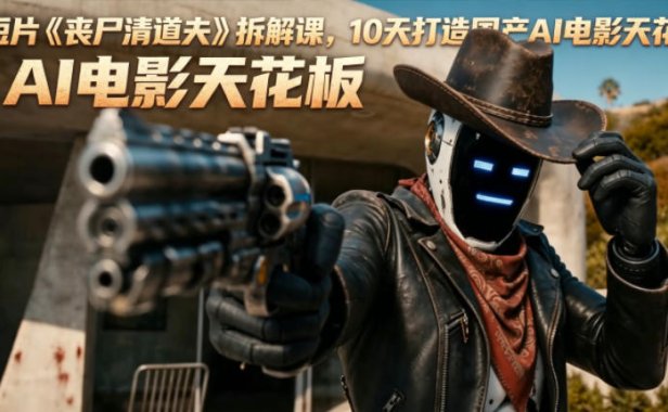 AI短片《丧尸清道夫》拆解课,10天打造国产AI电影天花板