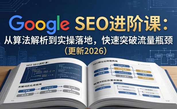 Google SEO进阶课：从算法解析到实操落地，快速突破流量瓶颈(更新2026