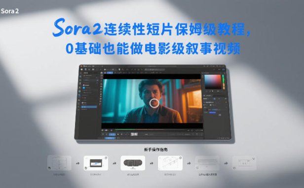 Sora2连续性短片保姆级教程，0基础也能做电影级叙事视频