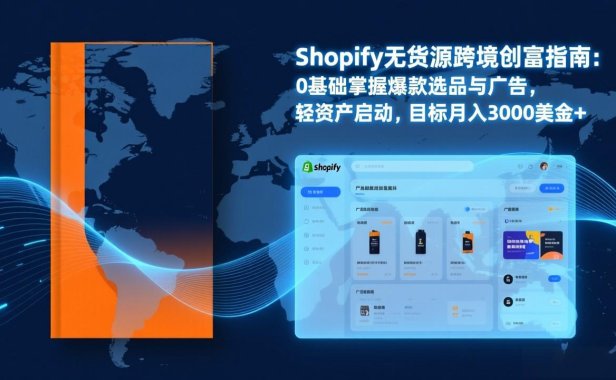 Shopify爆款打法实战:从选品到广告投放,复制爆款模型,驱动独立站月销售额破万刀