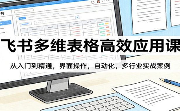 飞书多维表格高效应用课：从入门到精通，界面操作，自动化，多行业实战案例