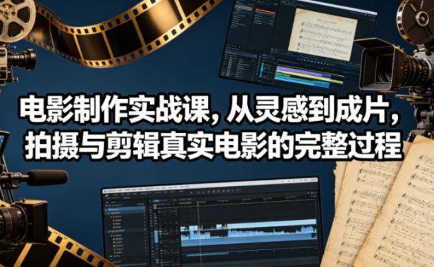 电影制作实战课,从灵感到成片,拍摄与剪辑真实电影的完整过程【原创双语字幕】