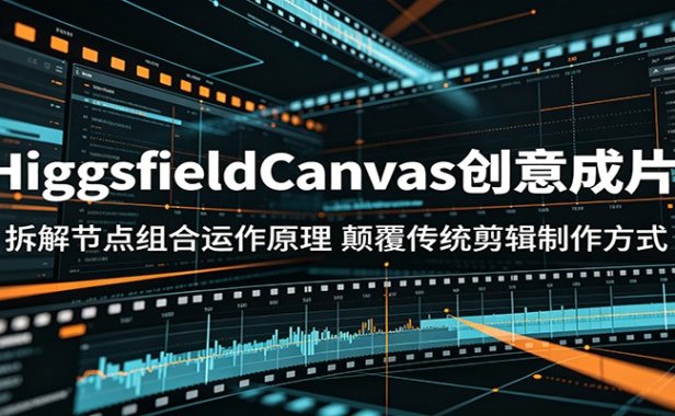 HiggsfieldCanvas创意成片：拆解节点组合运作原理，颠覆传统剪辑制作方式