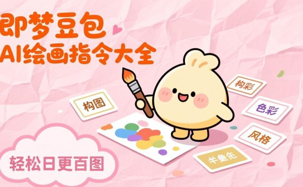 即梦豆包AI绘画指令大全：海量关键词库一键复制，出图效率提升10倍，轻松日更百图