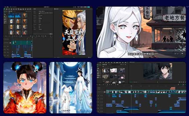 AI漫剧硬核课：巨日禄+豆包+即梦+可灵+Vidu+剪映：一套课玩转国产工具，低成本产出爆款漫剧