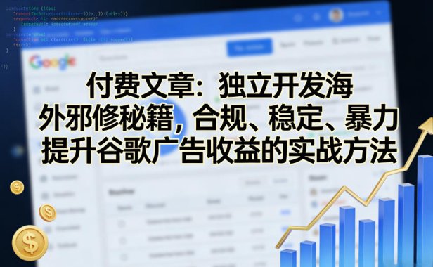 付费文章：独立开发海外邪修秘籍，合规、稳定、暴力提升谷歌广告收益的实战方法