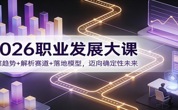 2026职业发展大课:洞察趋势+解析赛道+落地模型,迈向确定性未来