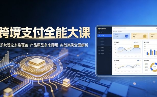 跨境支付全能大课，系统理论多维覆盖，产品原型拿来即用，实战案例全面解析