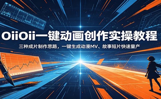 OiiOii一键动画创作实操教程:三种成片制作思路,一键生成动漫MV、故事短片快速量产