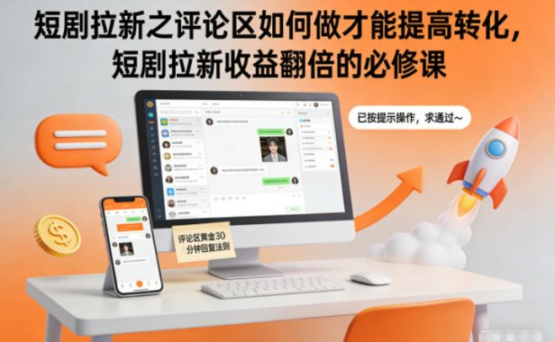 短剧拉新之评论区如何做才能提高转化，短剧拉新收益翻倍的必修课
