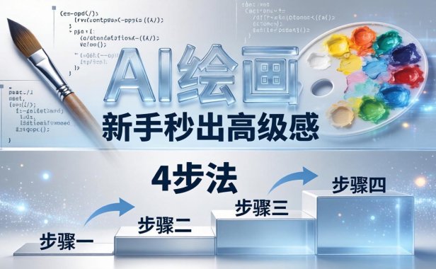 AI绘画入门别再硬磕了！即梦4步法：万能提示词公式+BRTR框架，新手秒出高级感
