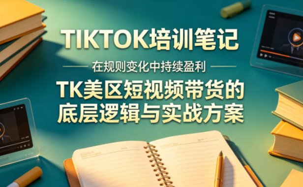 视界跨境TIKTOK4月17培训笔记,在规则变化中持续盈利,TK美区短视频带货的底层逻辑与实战方案【文档】
