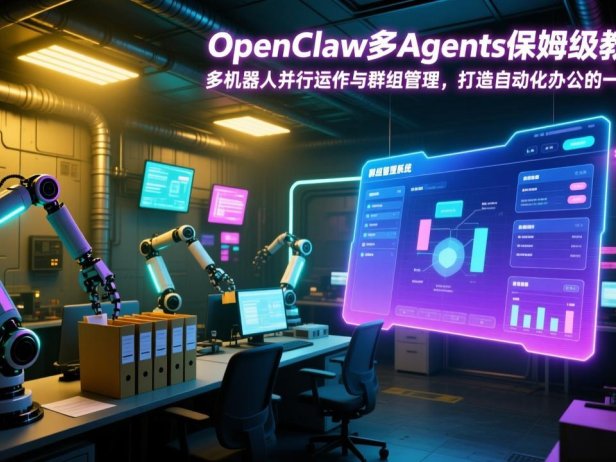 OpenClaw多Agents保姆级教程：多机器人并行运作与群组管理，打造自动化办公的一人军团