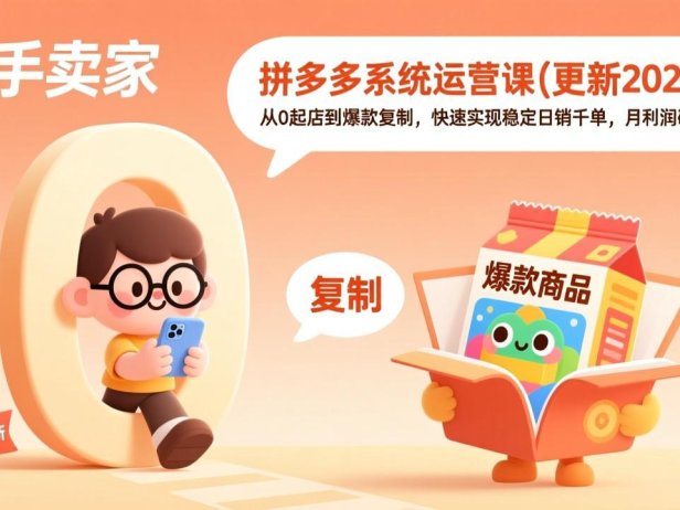 拼多多系统运营课(更新2026