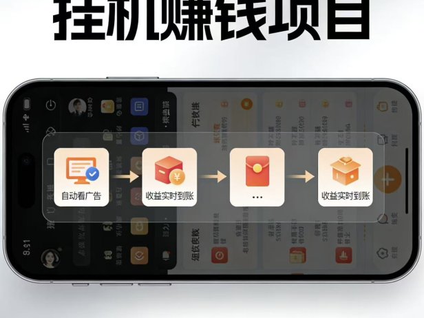 AI智能挂机看广告,每日稳定收益200-400+