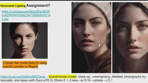 Midjourney v5 ChatGPT 和 Bard AI人工智能人像摄影大师班-15节-中英字幕