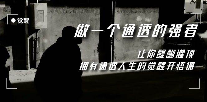 觉醒-做一个通透强者,让你醍醐灌顶,拥有通透人生,掌握强大的秘密